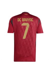 Belgia Kevin De Bruyne #7 Fotballdrakt Hjemme Klær EM 2024 Korte ermer